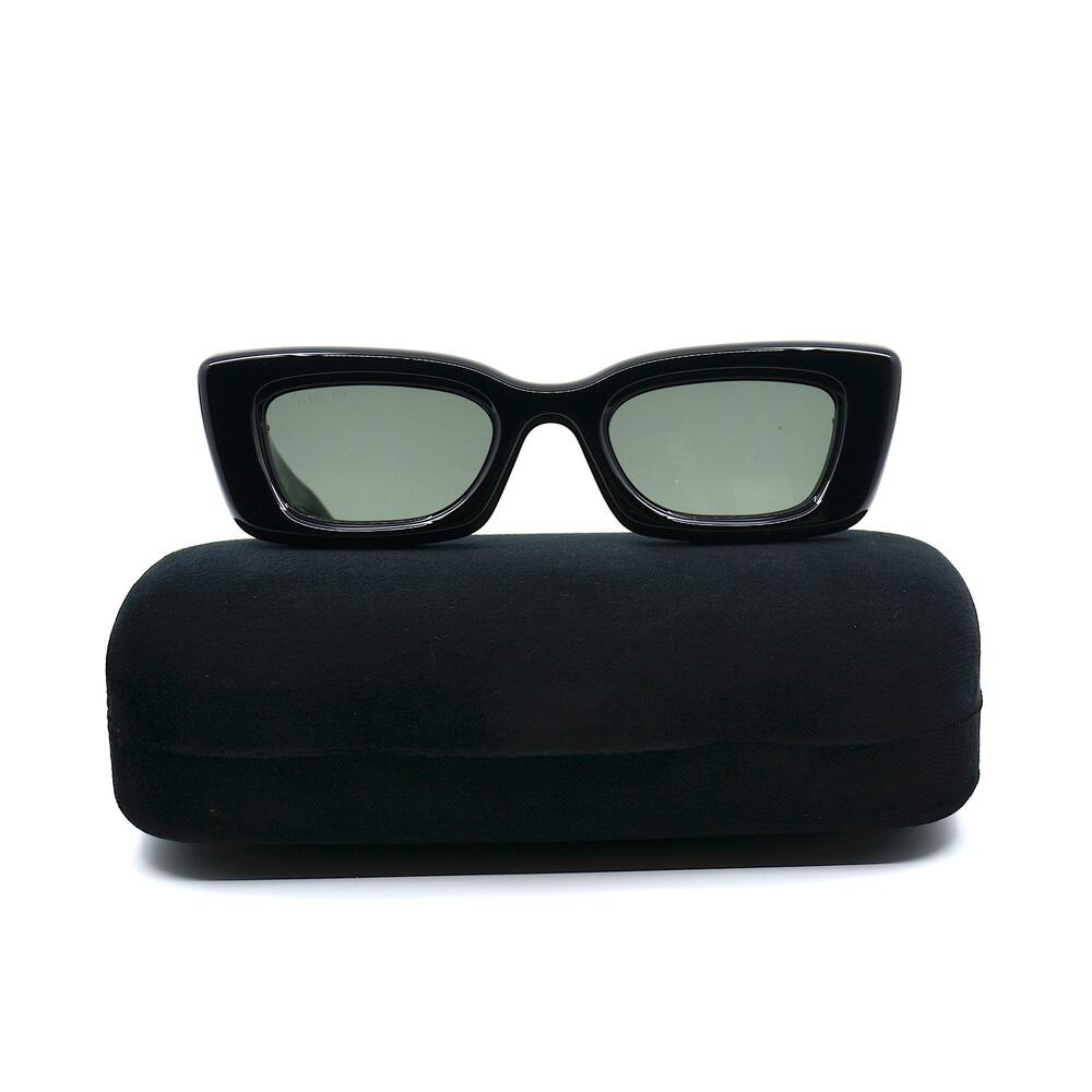 NEW Gucci GG1827S 001 Black Frame Grey Lenses 100% Authentic Sunglasses - Picture 6 of 13